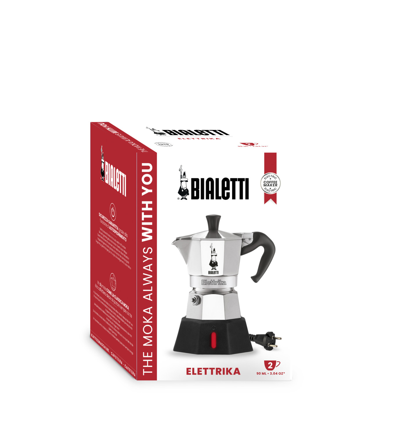 Cafetière électrique Bialetti Moka Timer avec minuterie intégrée 2 tasses - 3