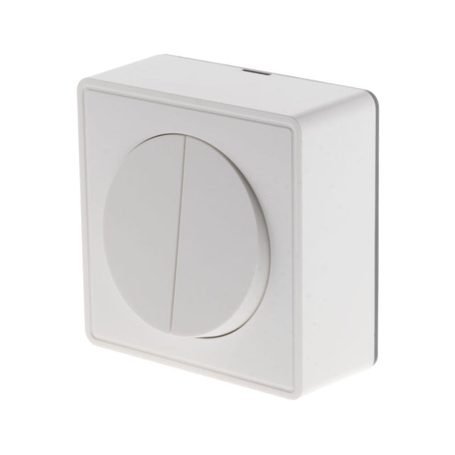 Interrupteur double va et vient 10A saillie Silver - Vulco - Zenitech