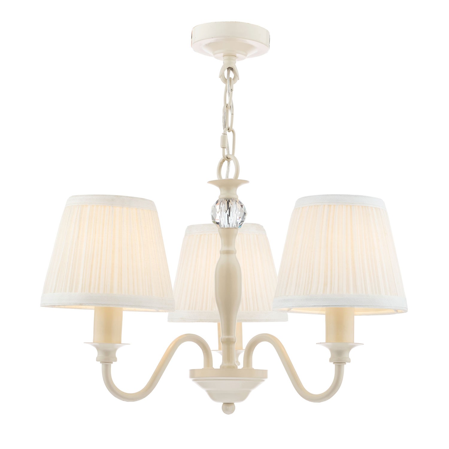 Lámpara de techo ellis hueso 3 brazos, laura ashley