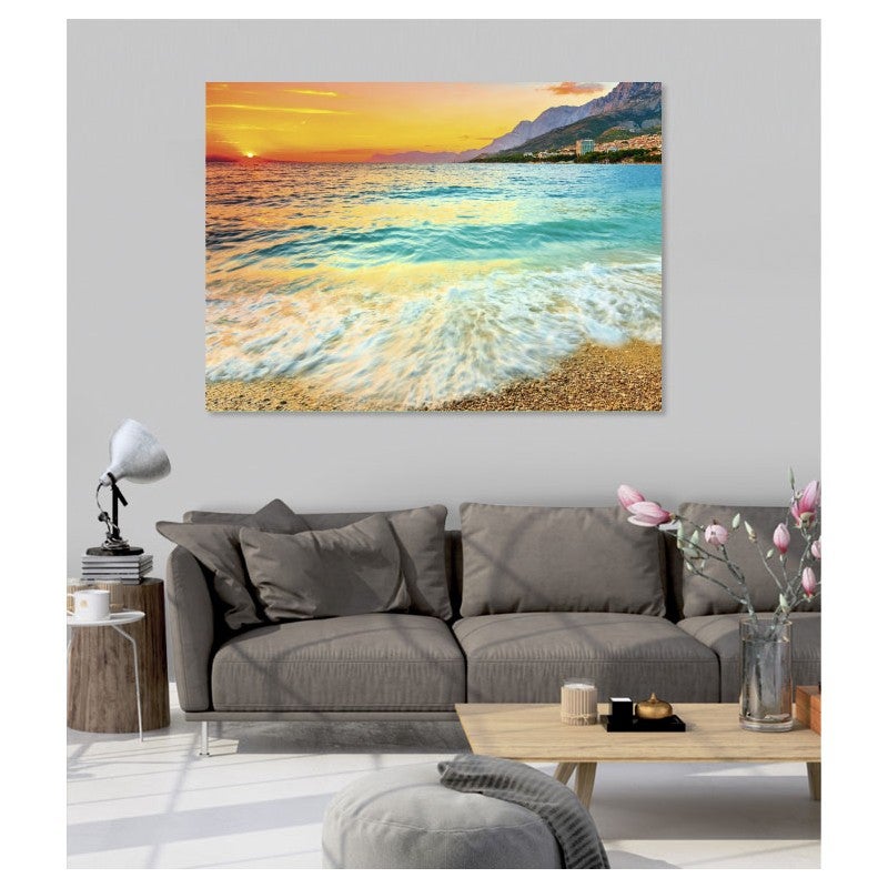 Tableau toile en kit ADRIATIQUE 180 x 130 cm - Toile textile sans PVC, Made in France par Scenolia - 3