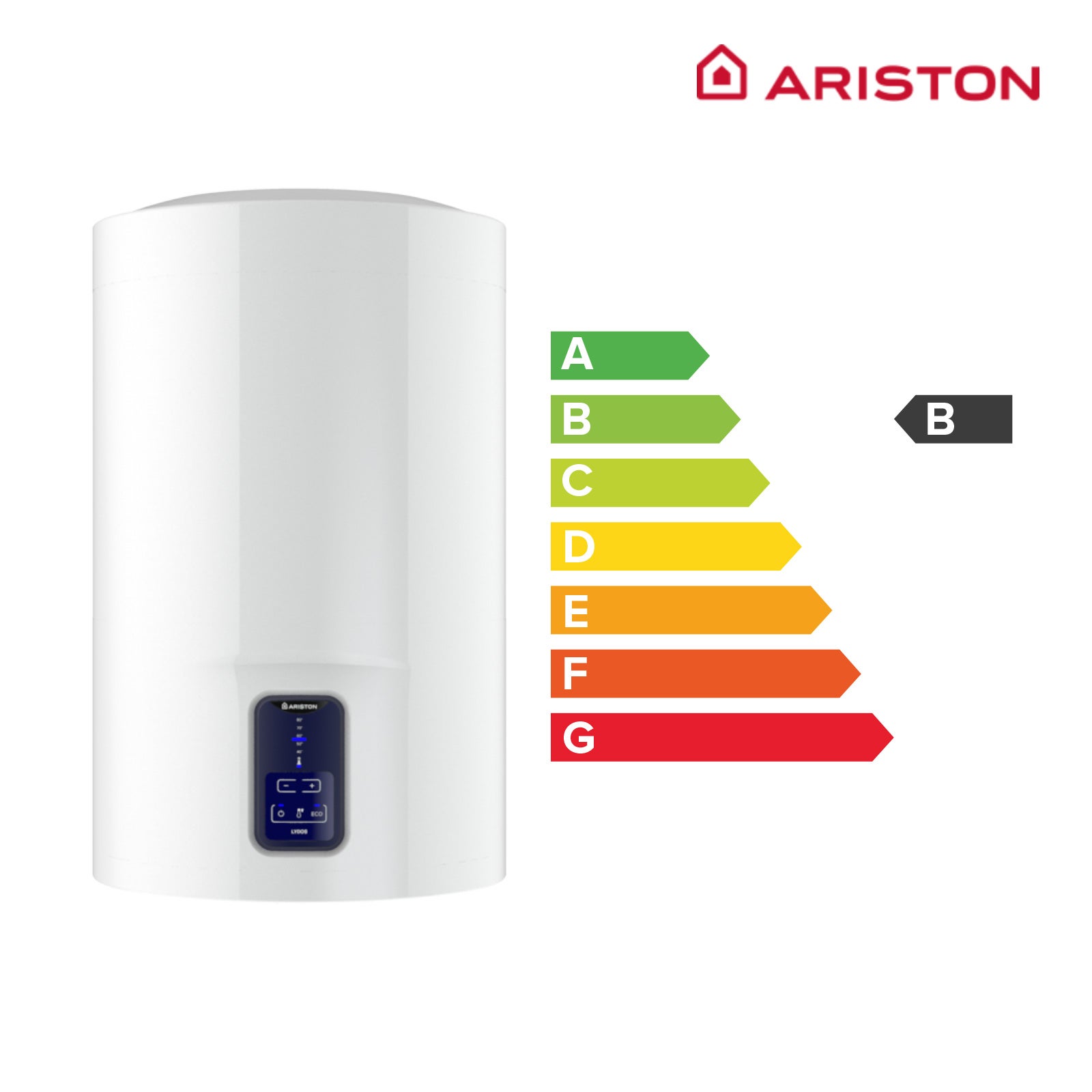 Termoacumulador inteligente, Ariston, LYDOS ECO BLU 100L, Classe Energetica B - 2