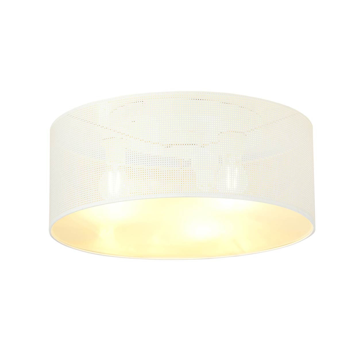 Plafon Aston okrągły biało-złoty 3xE27x10W wym: 20 x 50 cm IP20 metal Emibig