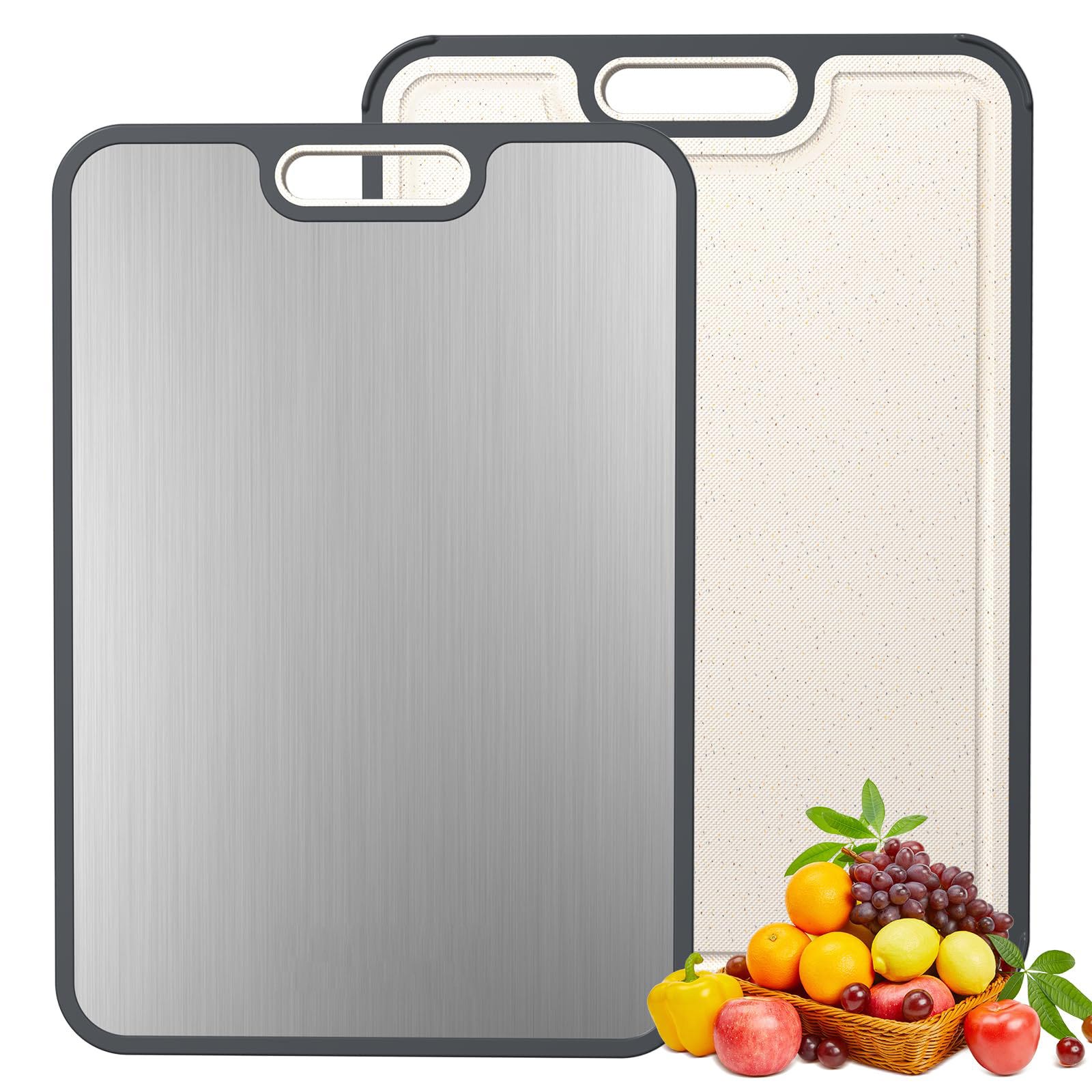 Tabla De Cortar Dictamni Titanium Acero Inoxidable 30x20cm | Cuotas sin Tabla De Cortar Dictamni Titanium Acero Inoxidable 30x20cm | Cuotas sin