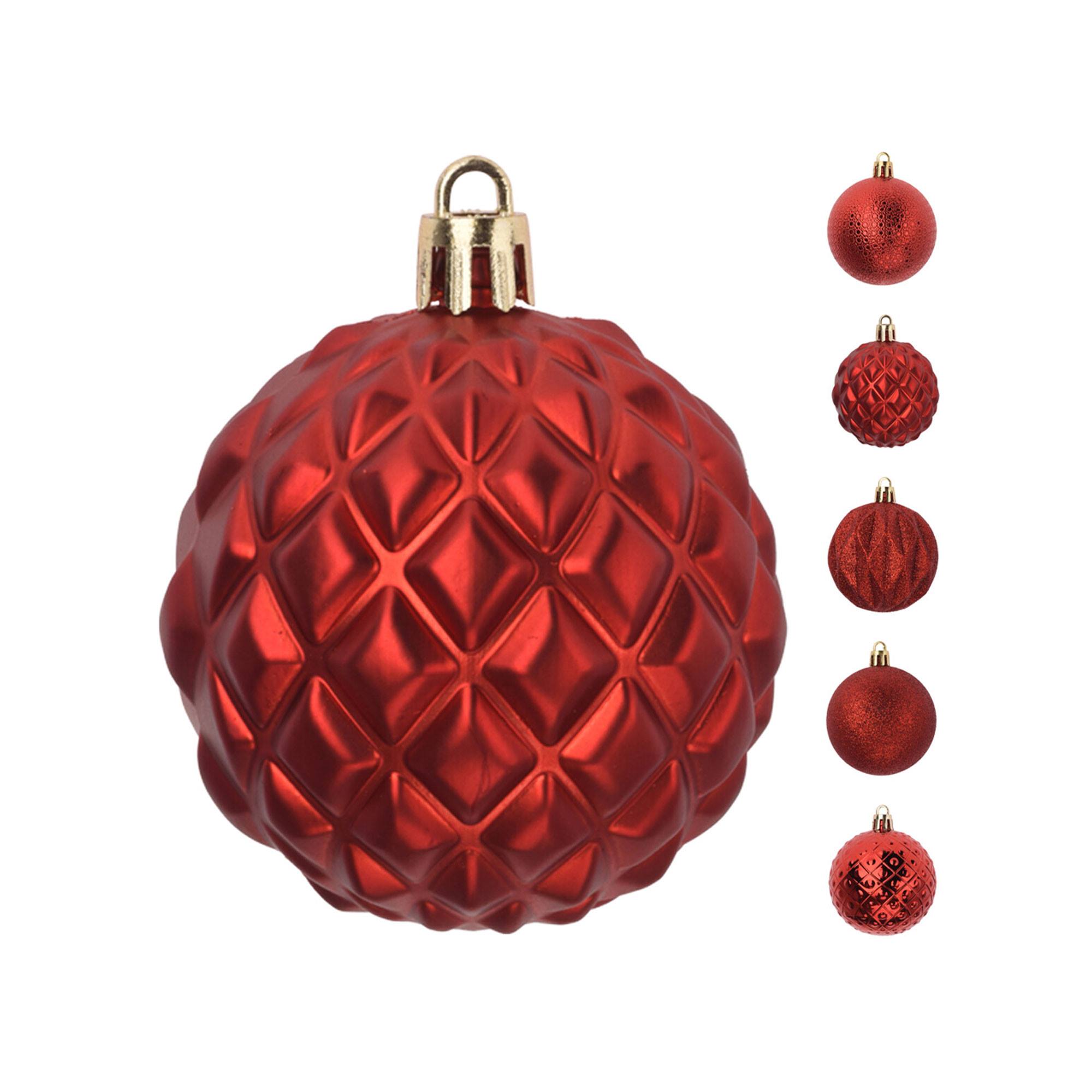 Lot de 2 décorations de Noël Fire Balls
