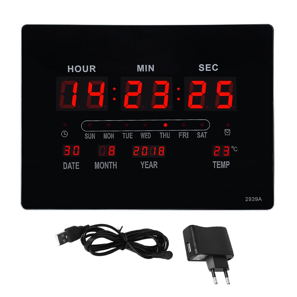 Orologio da parete elettrico per uso domestico con calendario