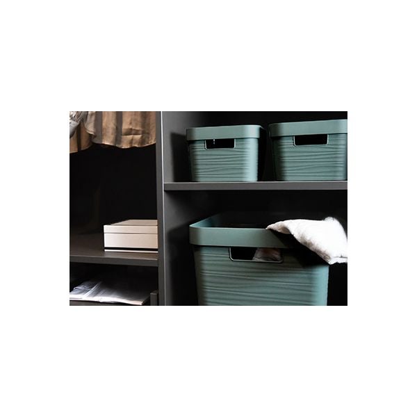 Bac de rangement moderne 18 litres EDA - Vert - 3