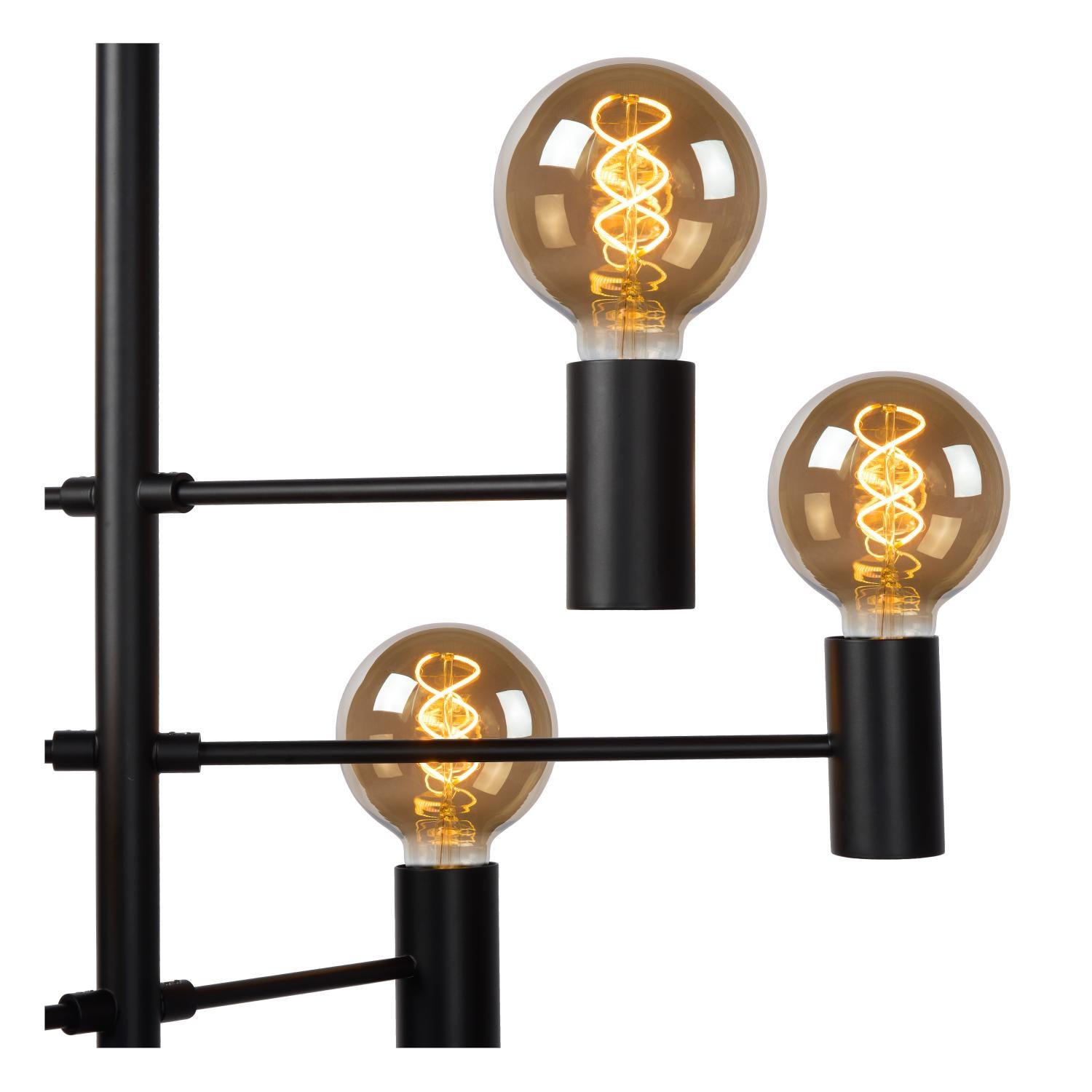 Suspension LEANNE - Noir - 6xE27 - Lucide - 7