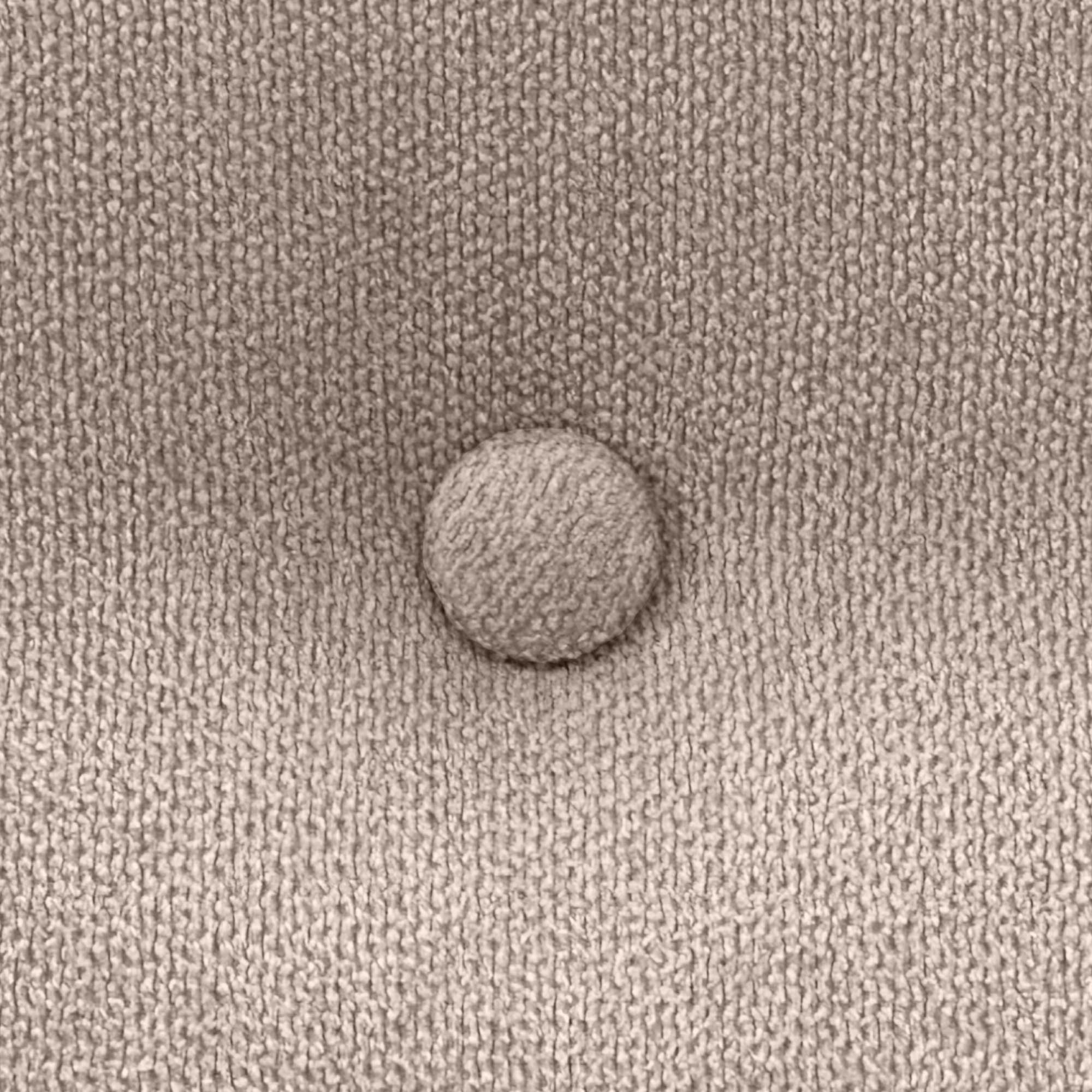 DHOME Testiera in Acualine Testiera in Liscio con Doppi Bottoni Divisa in 2 Pezzi Testiera per Camera da Letto di Alta Gamma (Beige, 180cm) - 4