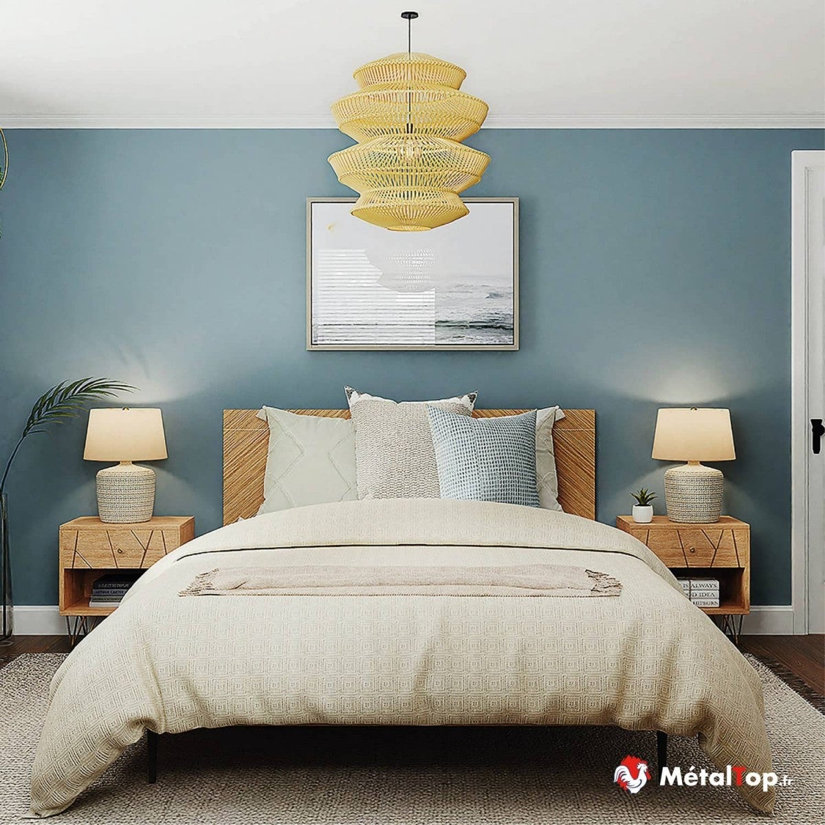 Peinture Chambre Adulte - Metaltop - Rouge oriental - RAL 3031 - Pot 5L - 8