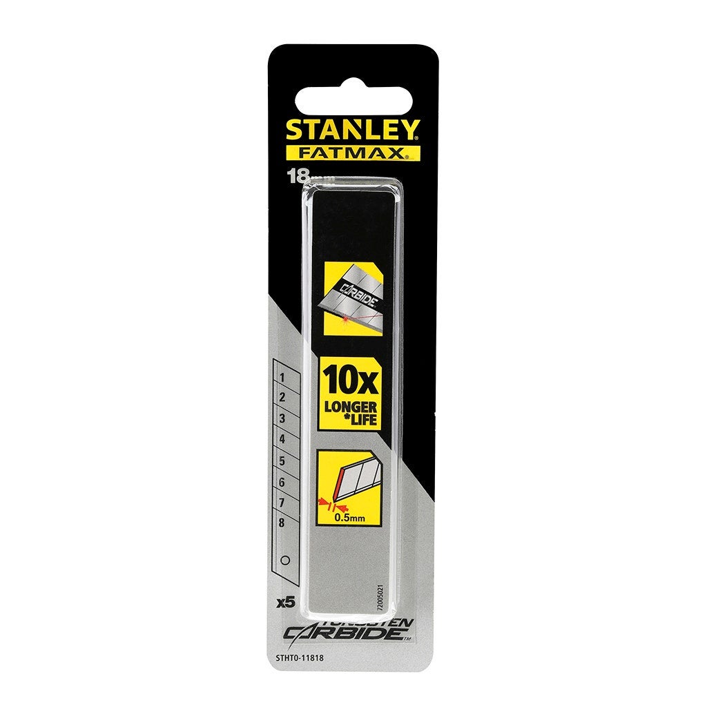 Ostrze łamane Stanley Carbide 18mm 50x - stht8-11818