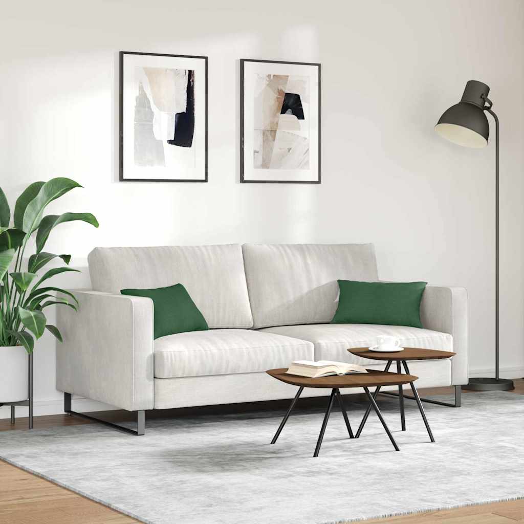 Coussins de canapé 2 pcs Vert foncé 50 x 30 cm vidaXL - 5