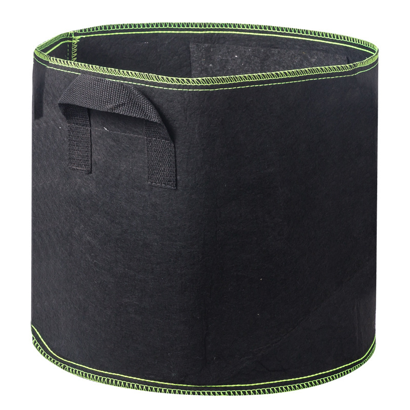 (30 cm średnicy x 25 cm wysokości, 5 galonów, podwójny uchwyt) Fluorescencyjne torby do uprawy, 1 opakowanie wentylowanych doniczek z materiału, niet