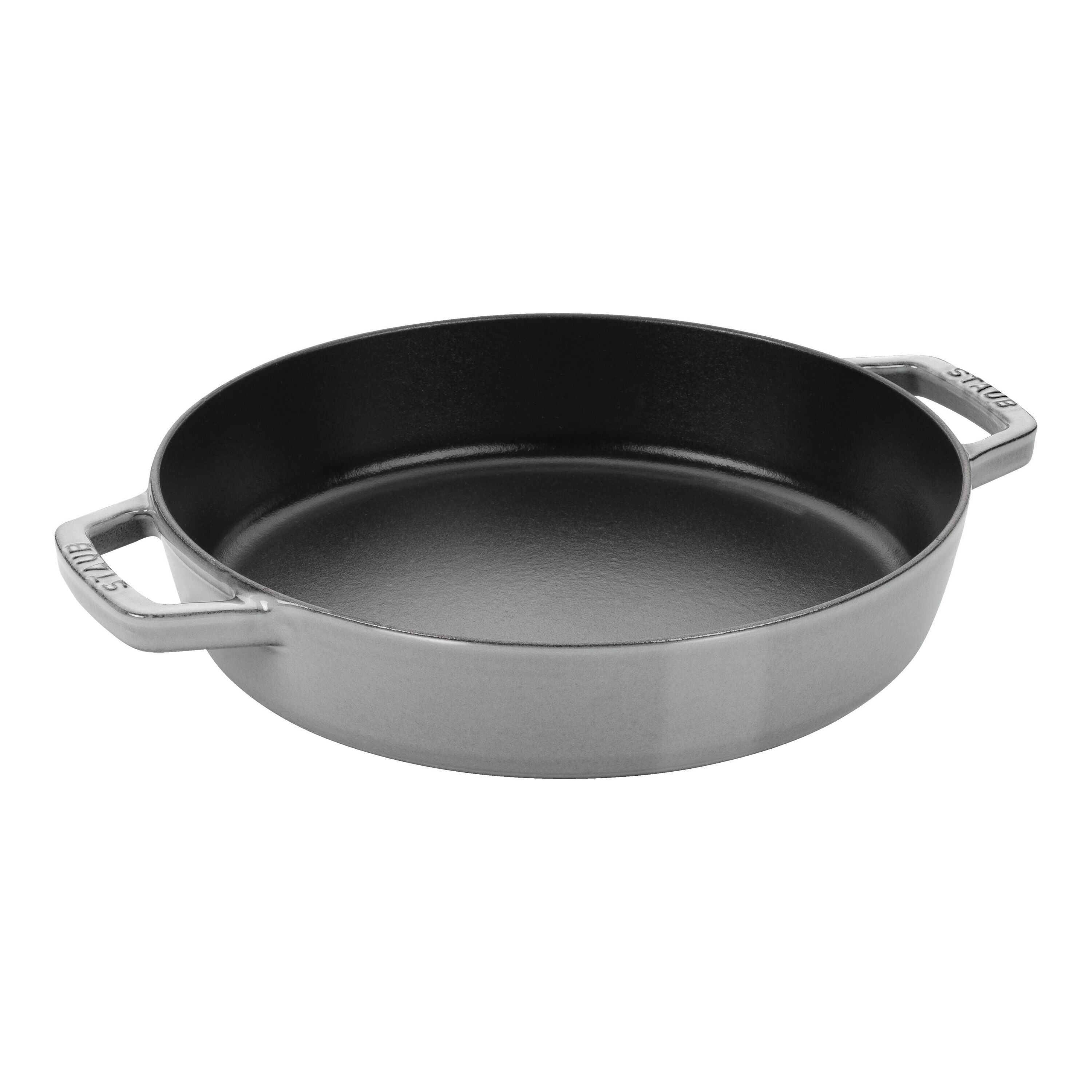 Staub 40511-660-0 Padella In Ghisa Con Due Manici - 27,5 Cm X 5,5 Cm X 29,5 Cm, Per Cotture Lente E Rosolate