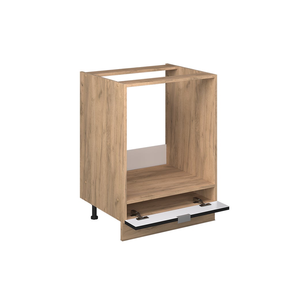 Vicco Meuble pour four Fame-Line, Noir rayé, 60cm sans PT - 4