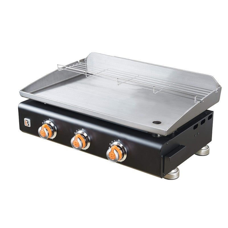 Plancha au gaz BRASERO Silvia II G 3 Brûleurs 67 x 34 cm Inox — free download