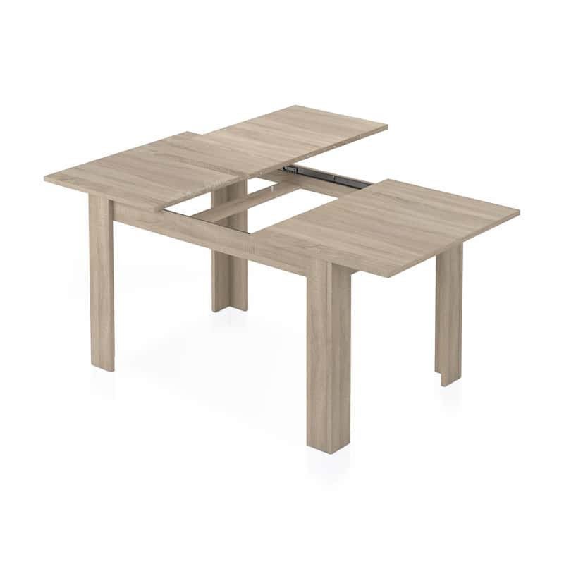 Mobelcenter – Mesa de Salón/Comedor Extensible Kendra – Ancho: 140 cm x Fondo: 90 cm x Alto: 78 cm – Ancho Extendida: 190 cm (Roble Canadian) (0599) - 3