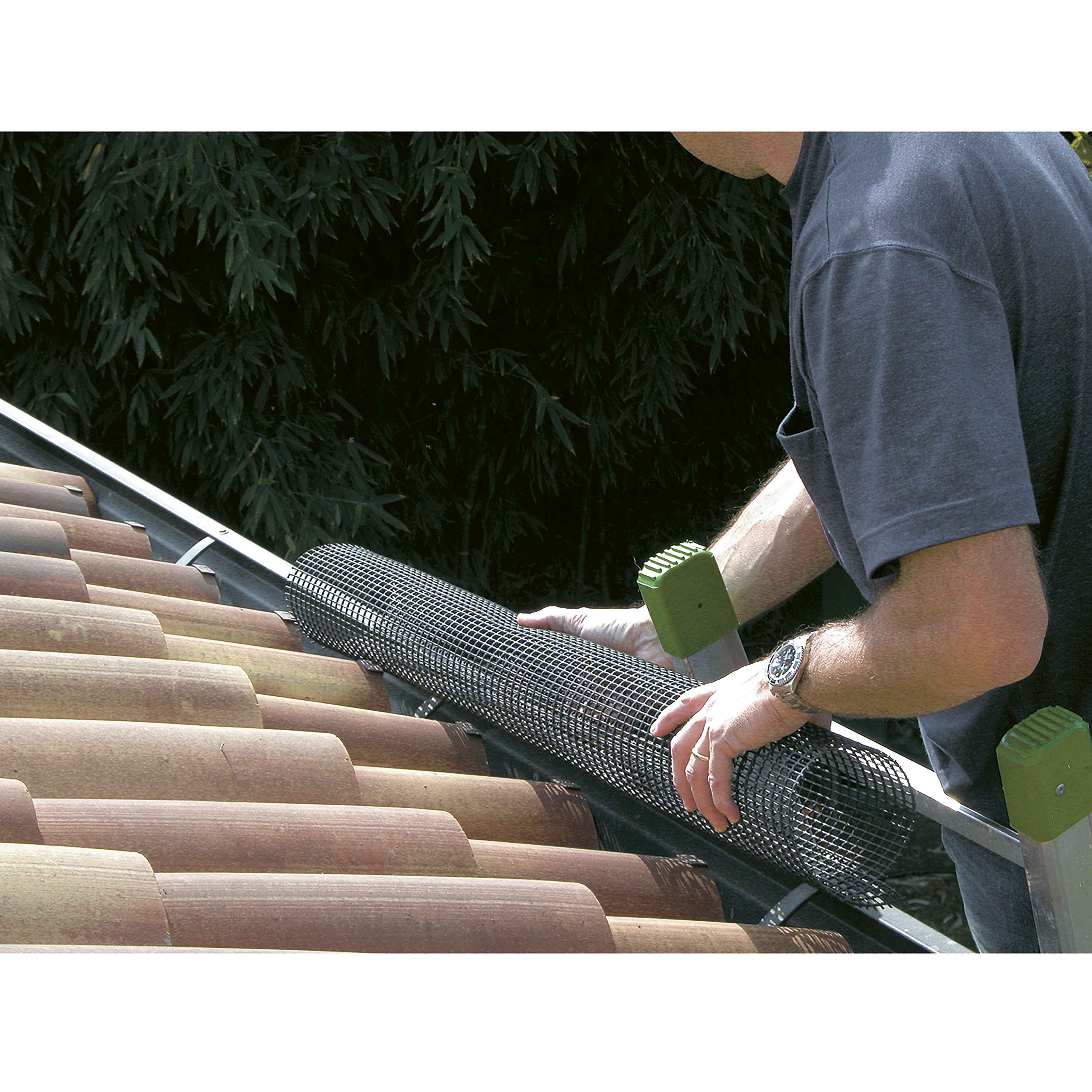 Grille De Protection Acier Inoxydable Pour Gouttière - 75 Mm, évite Les Débris, Drainage Rapide, Pour Toit Et Terrasse - 2