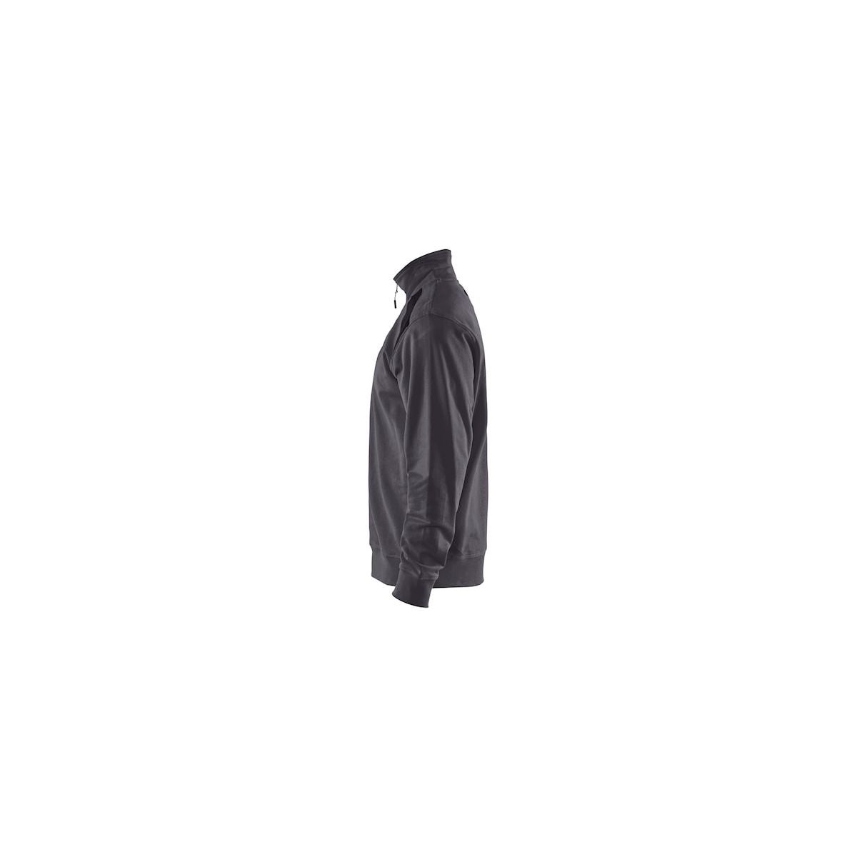 Sweat col camionneur bicolore Gris moyen/Noir - Blaklader - Taille S - 3
