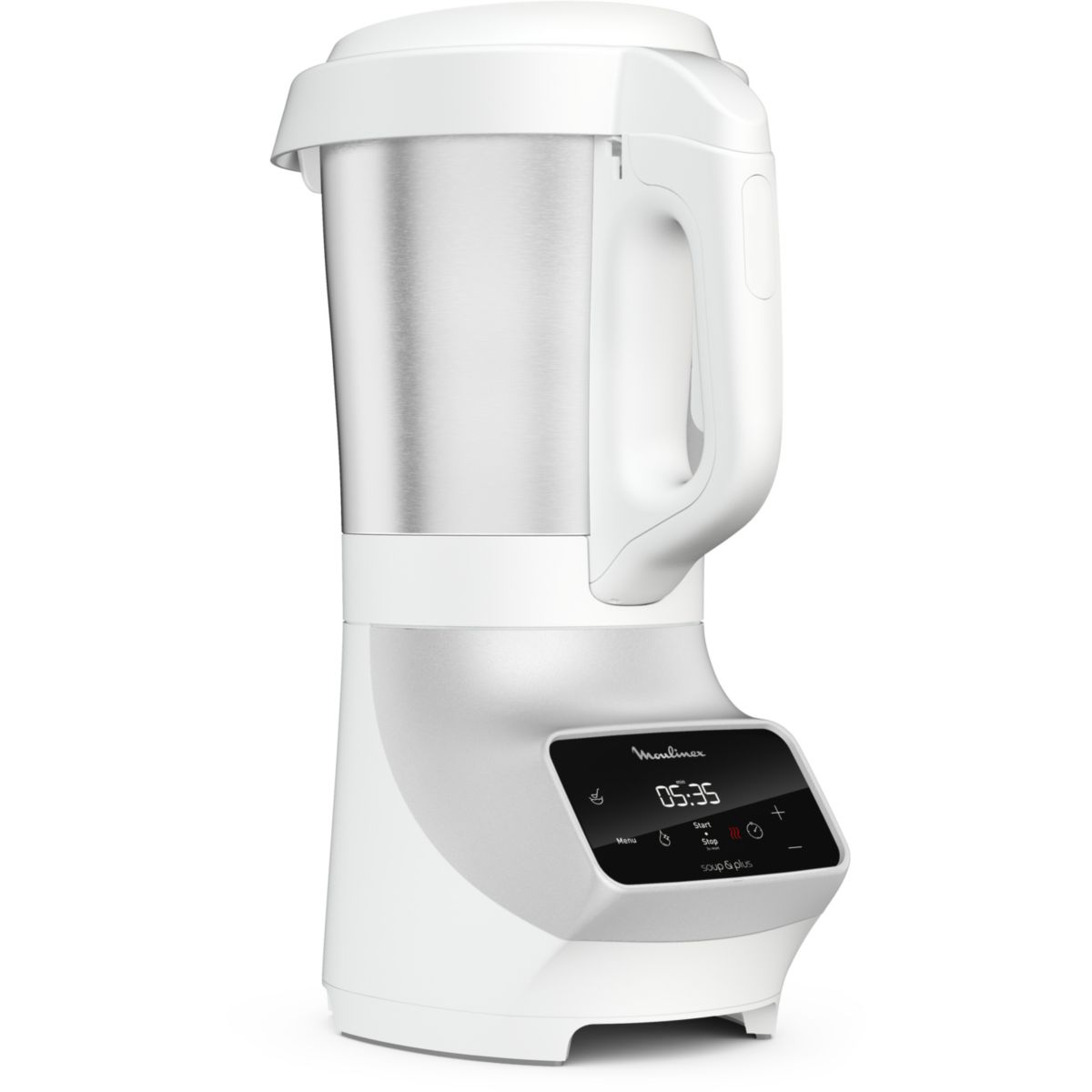 Blender chauffant MOULINEX SOUP et PLUS LM926B00 BLANC 2L + bol vapeur - 4