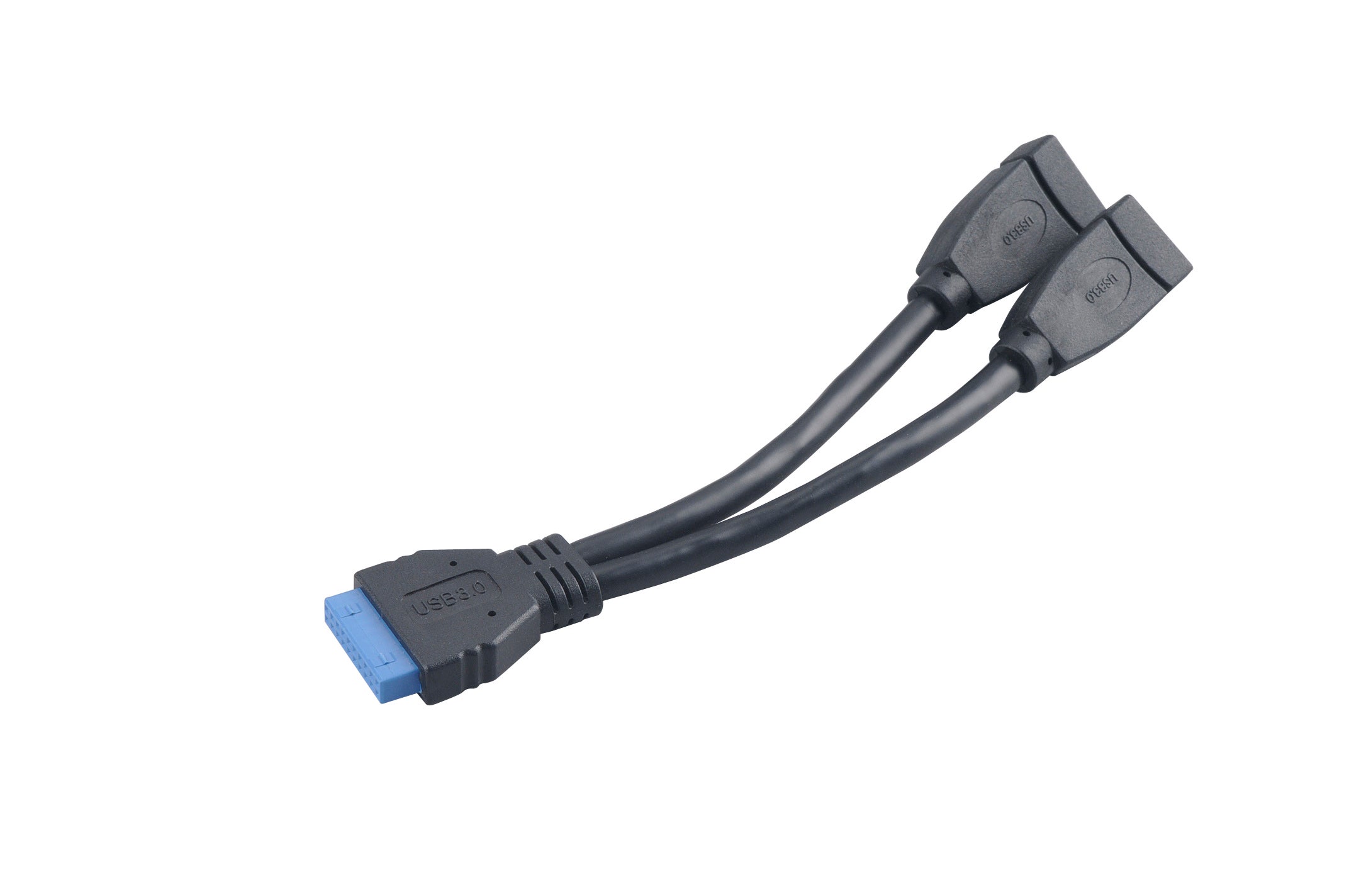 Akasa Cavo USB USB 2.0 Connettore a perforazione 4 poli, Spina USB-A 0