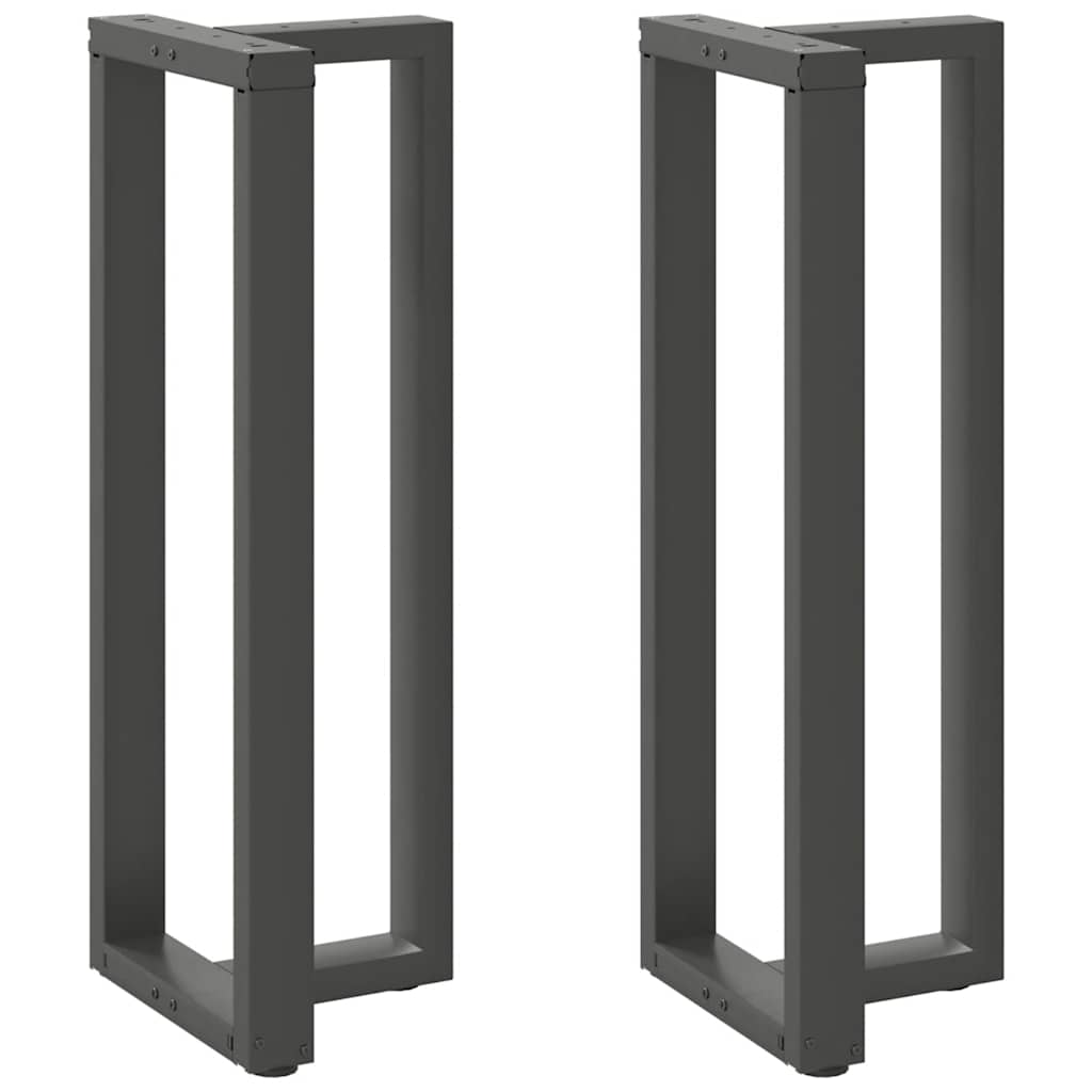 Nogi do stołu barowego w kształcie litery T 2 szt. Antracyt 40x35x(110-111) cm Stal vidaXL