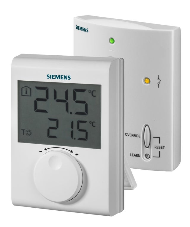 SIEMENS- Thermostat d'ambiance sans fil, pour système de chauffage avec afficheur LCD