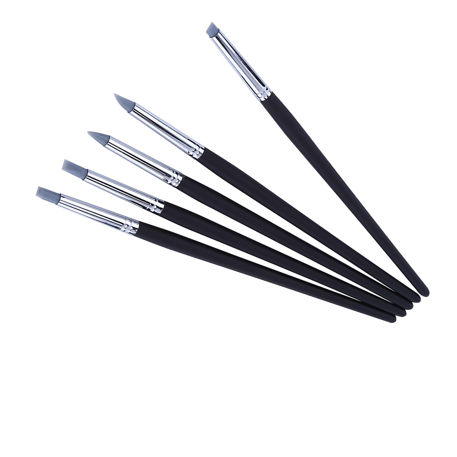 Lot De 5 Stylos à Pointiller Doubles Embouts Formes Pétales - Pour Peinture Sur Pierre, Mandala, Argile, Gaufrage - 4