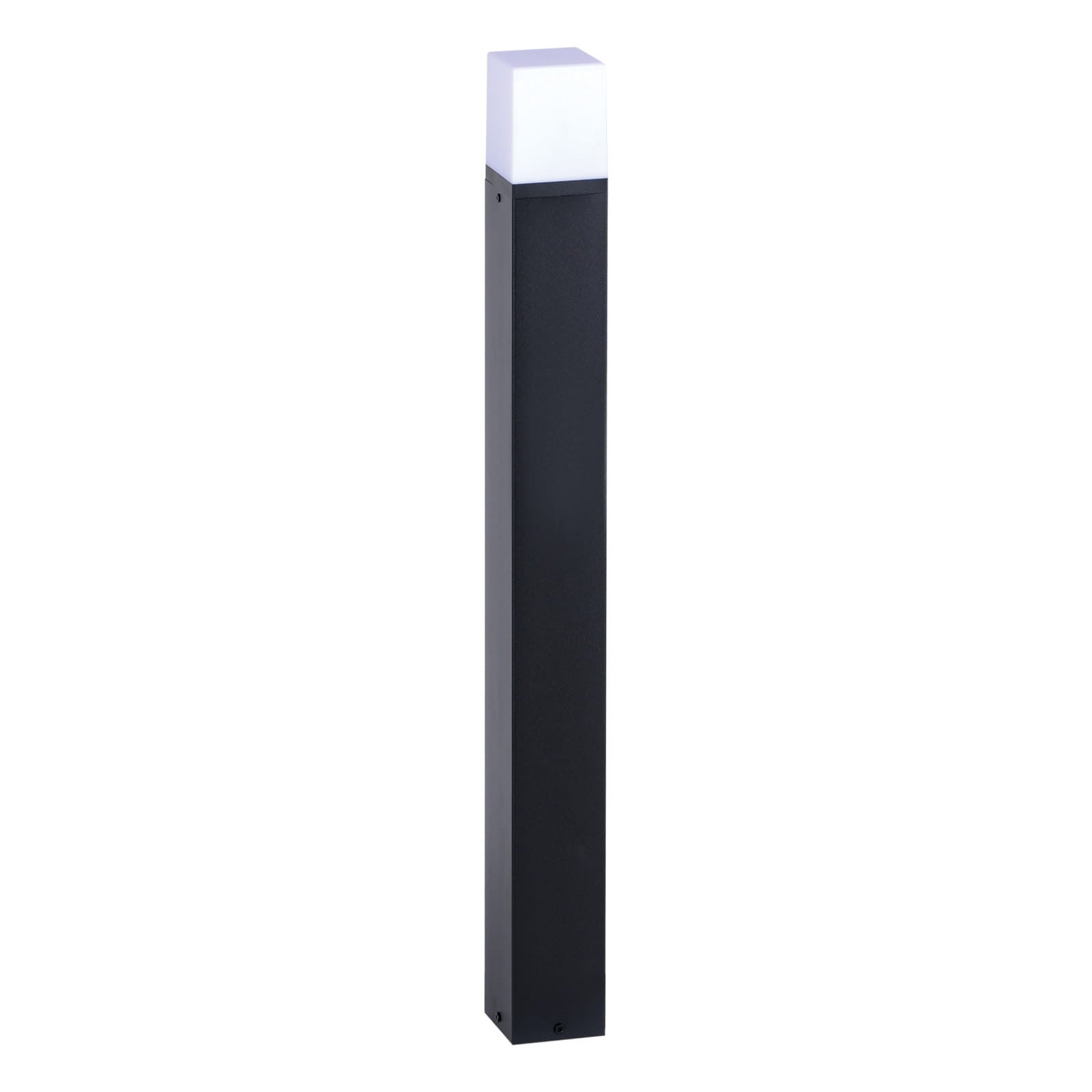 Lampa ogrodowa stojąca GENEVA czarno-biała 1xE27x60W metal wym:80x8x8cm IP44 Kaja