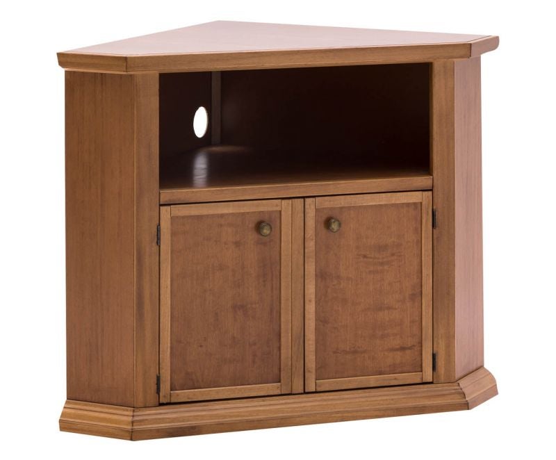 Mobile TV Angolare In Legno Arte Povera Noce - Design Italiano Elegante - Foto 5