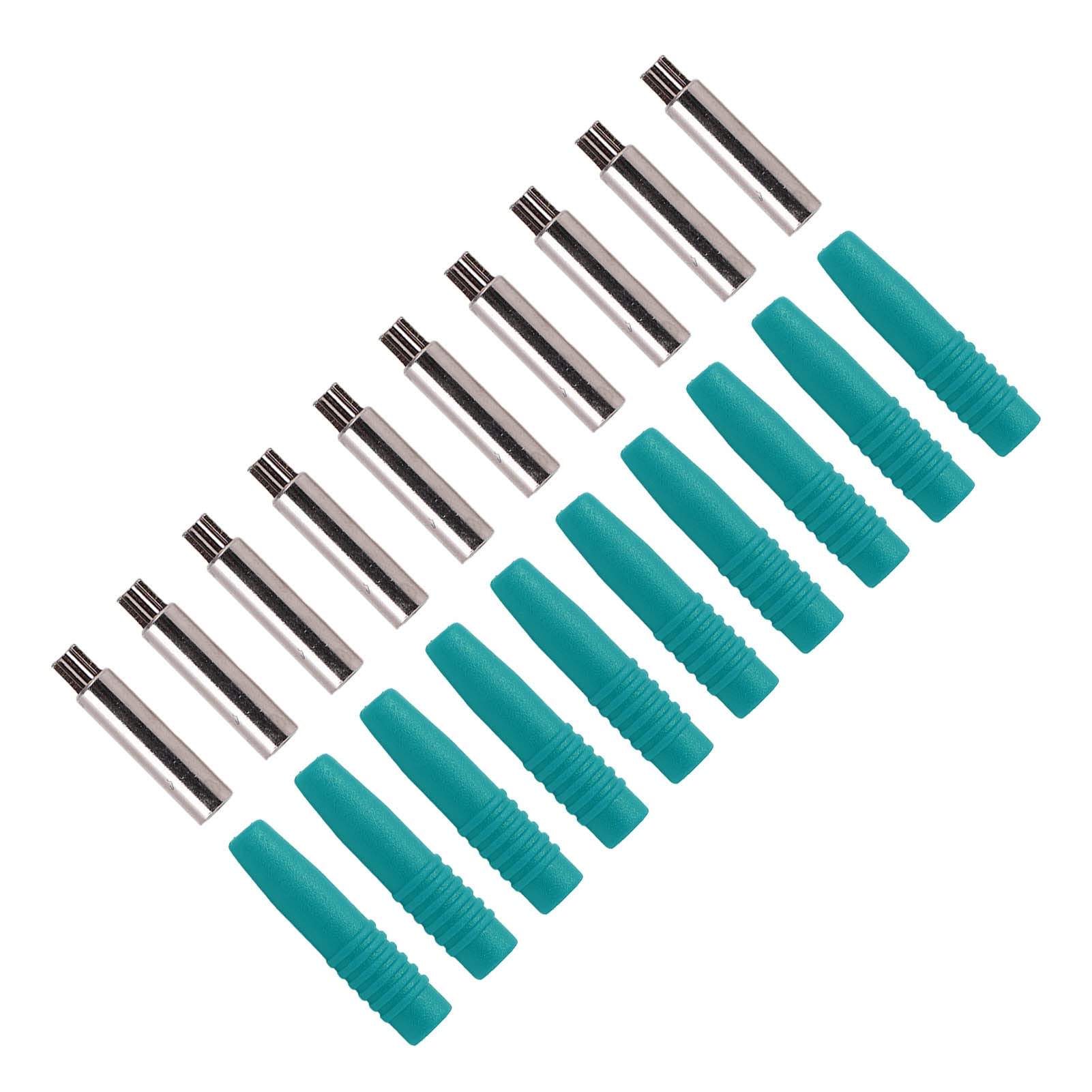 Lot De 10 Connecteurs De Réparation Pour Mâts De Tente – Fer, Diamètre Intérieur 8,5 Mm, Longueur 63 Mm