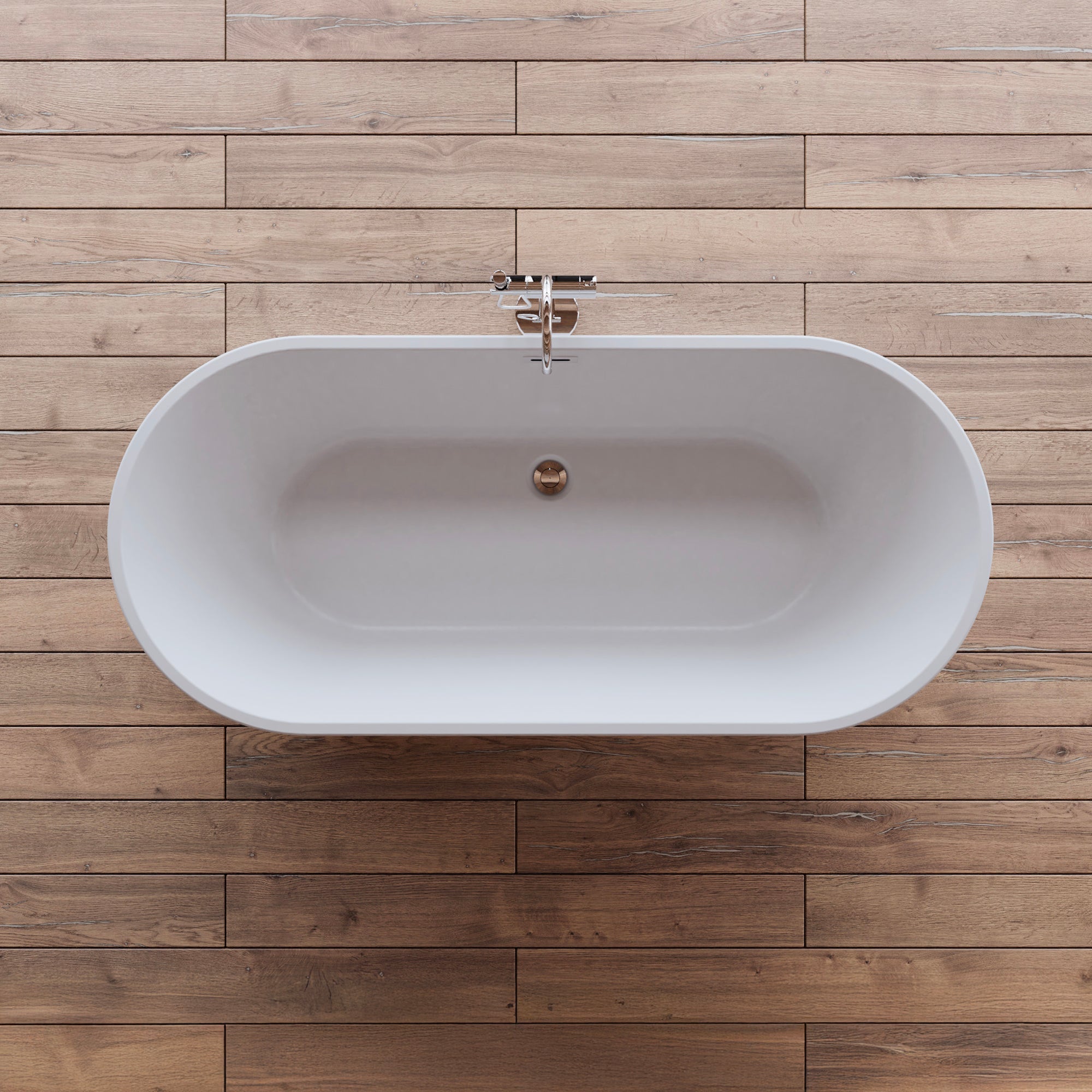 Baignoire Ilot Jade 170 blanche 170 x80 x58 cm, by SPALINA - 2