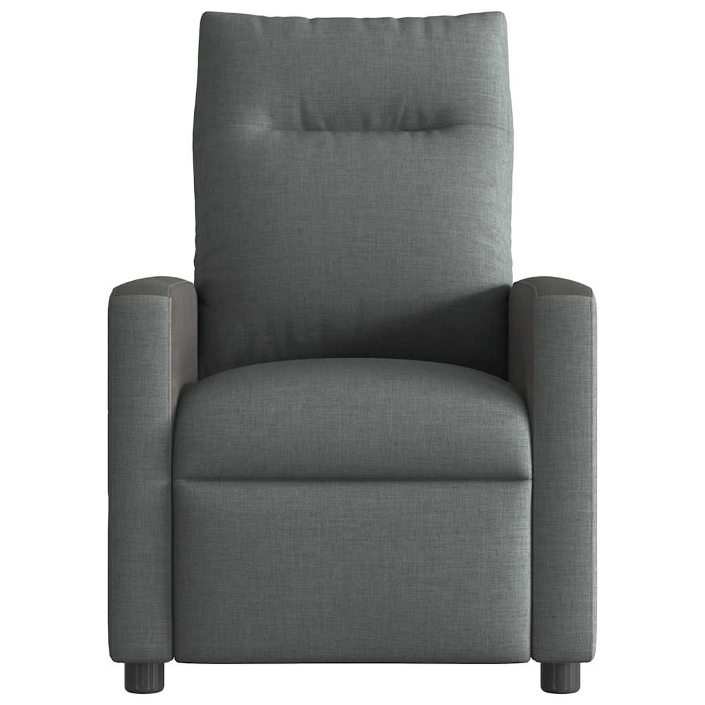 Fauteuil de télévision | Fauteuil inclinable Gris foncé Tissu CFW90837 - 3