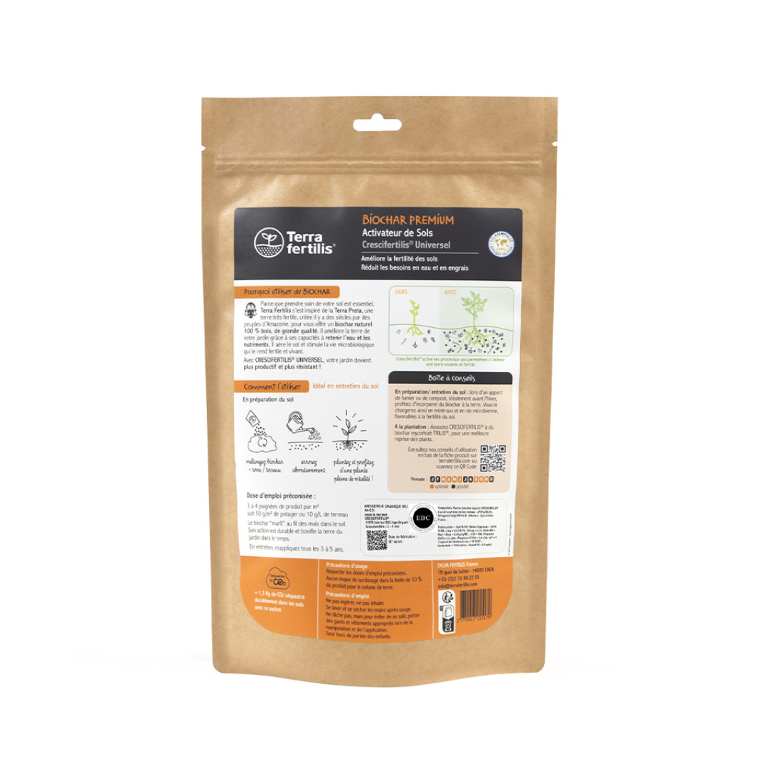 Fertilisant Universel À Base De Biochar - 500g - 2