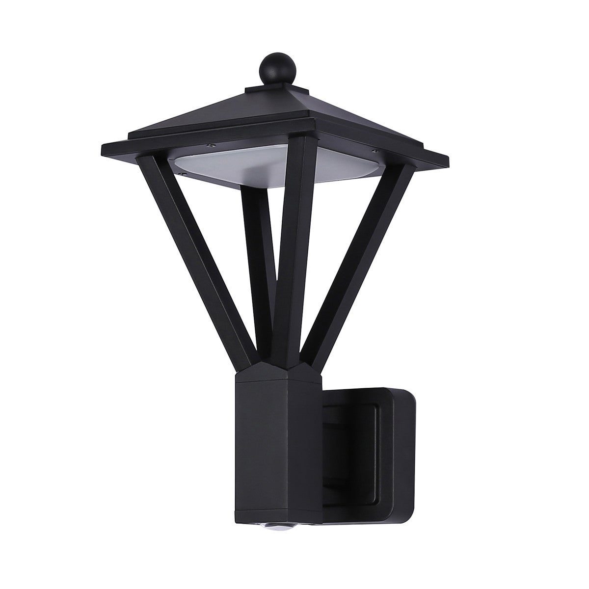 Kinkiet zewnętrzny BONS LED 15W Ciepła biel 590lm czarny piaskowany wym: 37,5x21,5x20 cm IP54 Italux