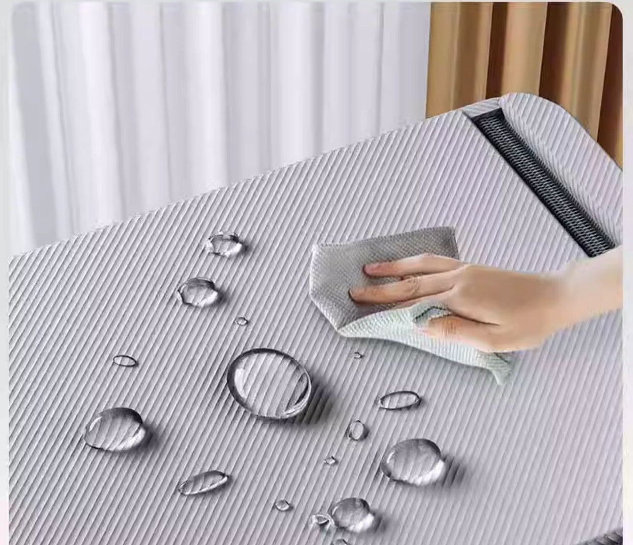 Caixa de armazenamento de roupa doméstica Cesta dobrável de guarda-roupa 24L 40 * 30 * 20 cm Cáqui - 4