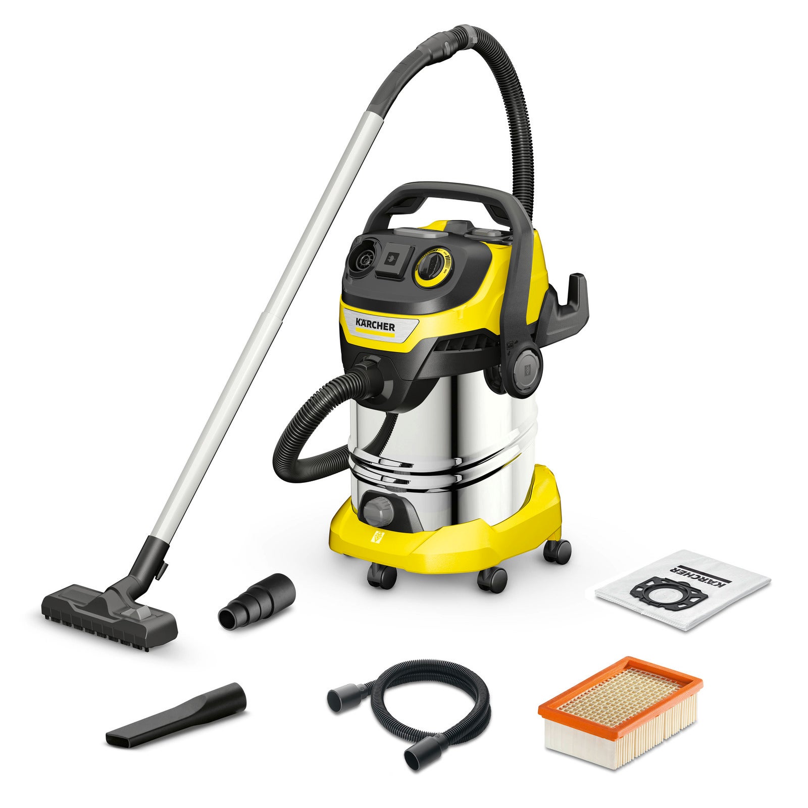 Odkurzacz woda i kurz Kärcher WD 6 P S Moc 1300 W i Pojemność 30 L