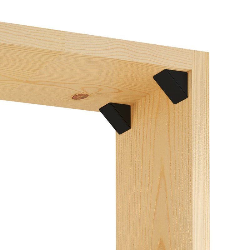 Taquet d'assemblage simple noir - lot de 12 pièces - 3