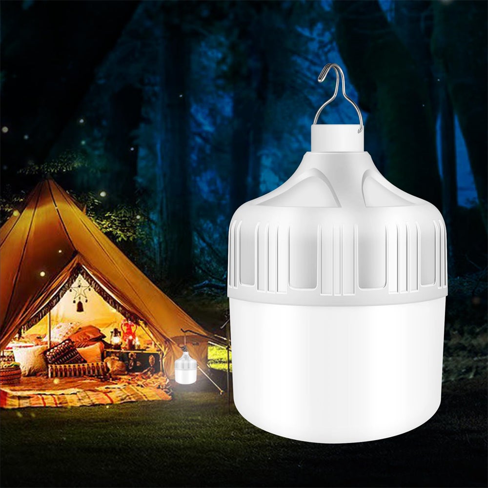 Lampa LED USB awaryjna, regulowana żarówka z trzema prędkościami ładowania, lampa przenośna, lampa kempingowa do namiotu, wędkarstwa, grillowania