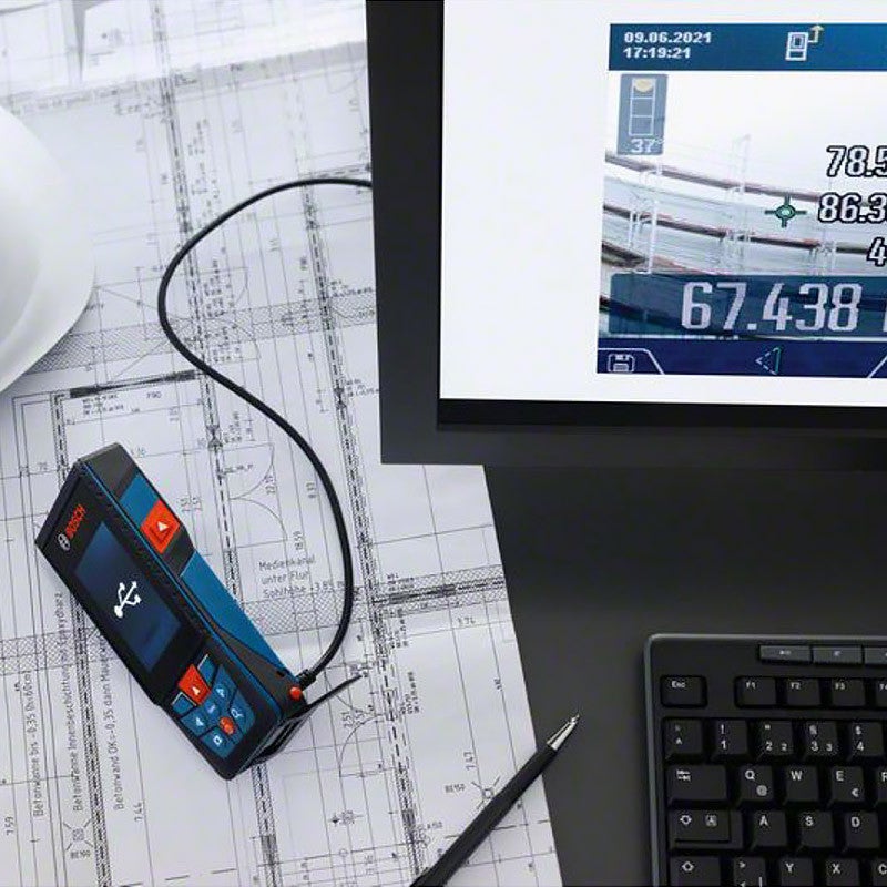 Bosch GLM 150-27 C Professional - Miernik Laserowy - 150 m - Bluetooth 0.601.072.Z00 - 3