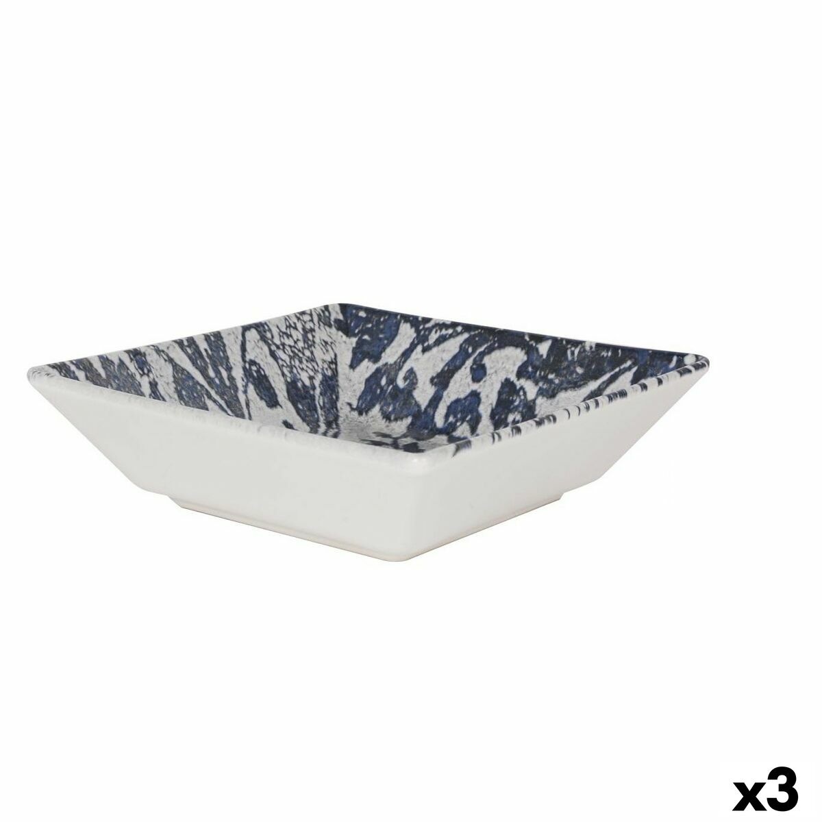 Mud Pie Happy Everything - Set Di Ciotole Ceramica Da 7,6 X 30,5 Cm