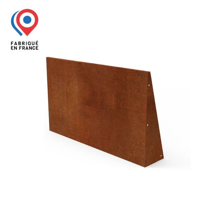 5pcs Mur de soutènement en Métal Acier Corten Premium L.100 x H.60 cm - madecoupesurmesure - 5