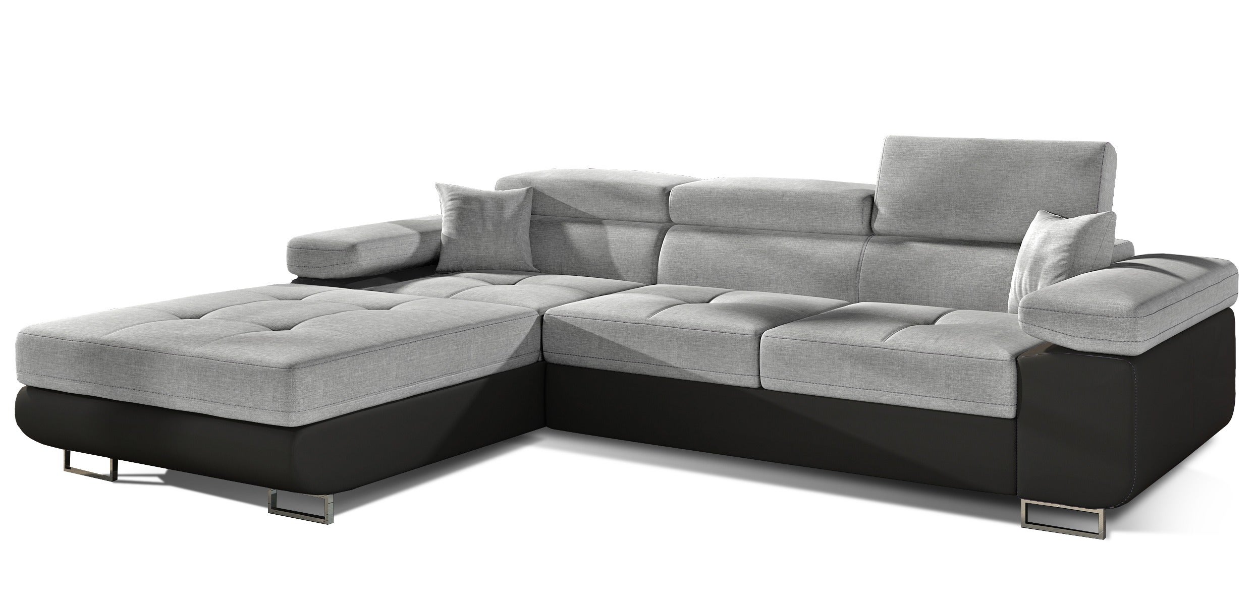 Amber canapé convertible en tissu détachable T05 marron