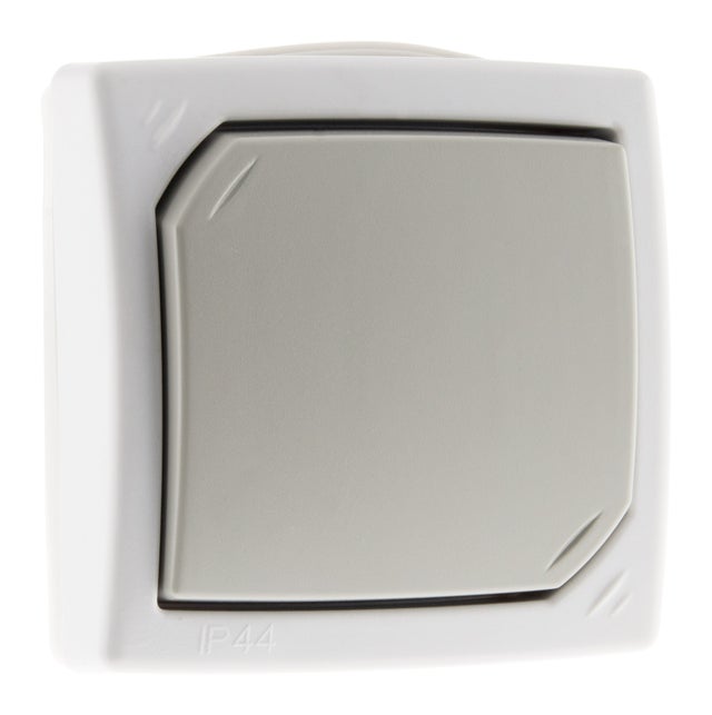 Interrupteur va-et-vient encastrable IP44 - Zenitech