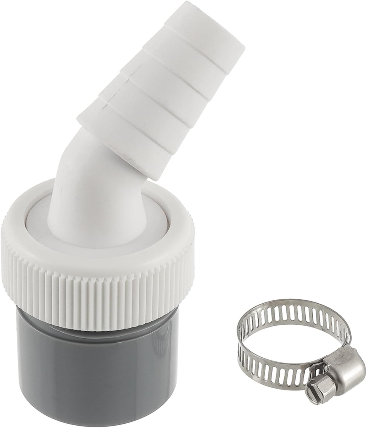 2 Raccordi adattatori di scarico per lavastoviglie e lavatrice, con uscita per tubo da 40 mm e ingresso da 18-24 mm, 2 fascette stringitubo, per Mac | Leroy Merlin