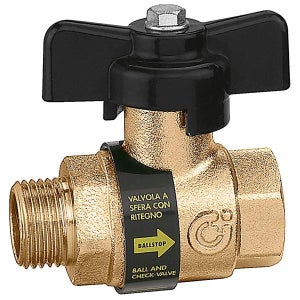 rubinetto valvola a sfera 1'' m/f maniglia piatta per acqua 25 bar rubinetto valvola a sfera 1'' m/f maniglia piatta per acqua 25 bar