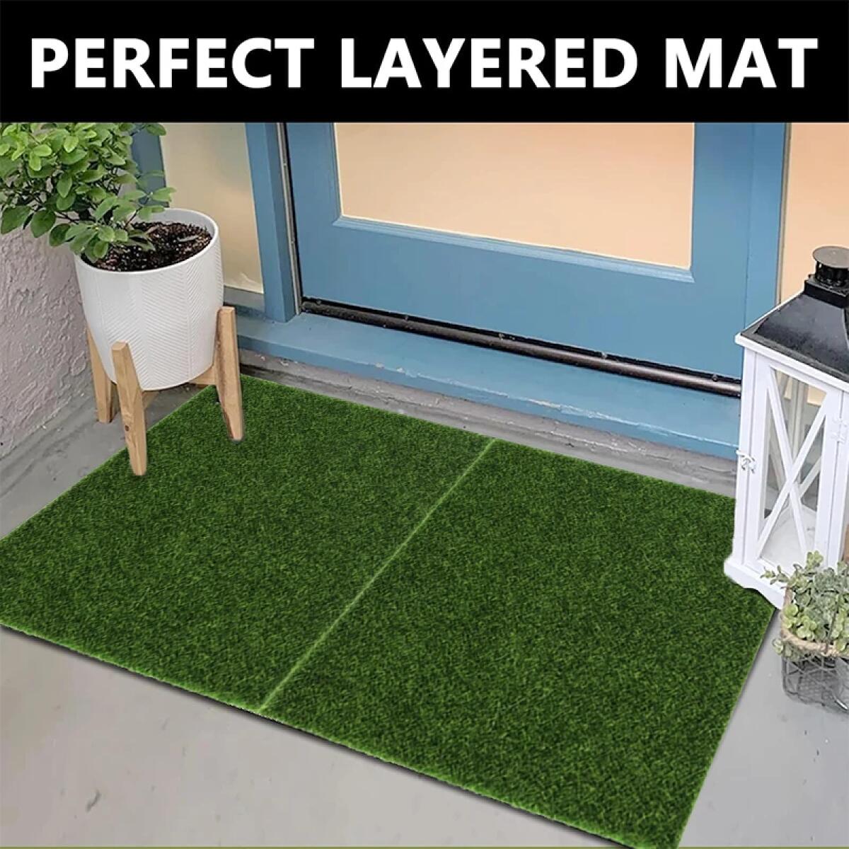 Tapis Pelouse Synthetique Exterieur 15Cm Faux Gazon Exterieur Fausse Pelouse Ideale Pour Decor DIY Micro Paysage Et Maison - 6