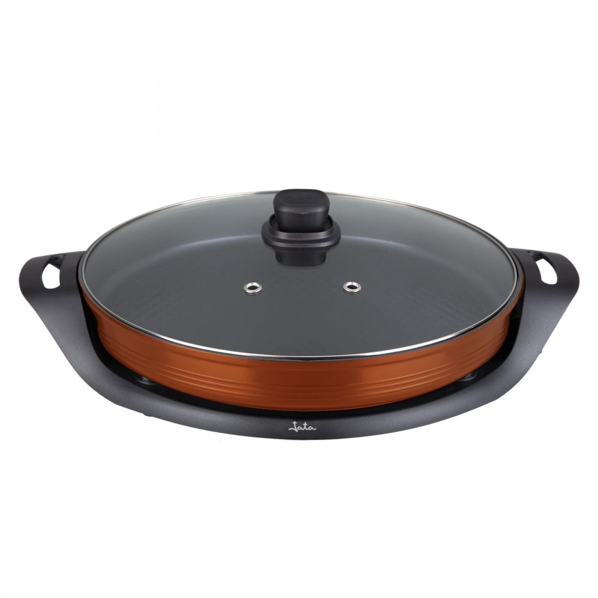 Jata Paellera Eléctrica Antiadherente Jepe1639 De 38 Cm De Diámetro Y 5 Cm De Profundidad. Calor Uniforme. 2000 W - Imagen 3