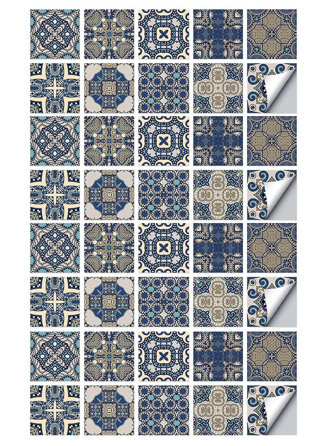 Cztery zestawy po 40 samoprzylepnych naklejek ściennych imitujących cegłę, wodoodporne i olejoodporne naklejki ścienne z PCV, 15 x 15 cm
