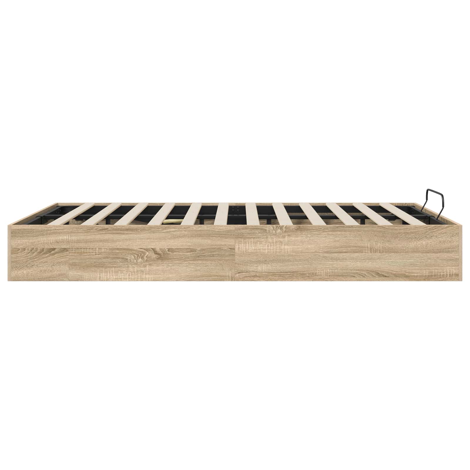 Cadre de lit ottoman, chêne, pour la chambre, 150 × 200 cm - 6