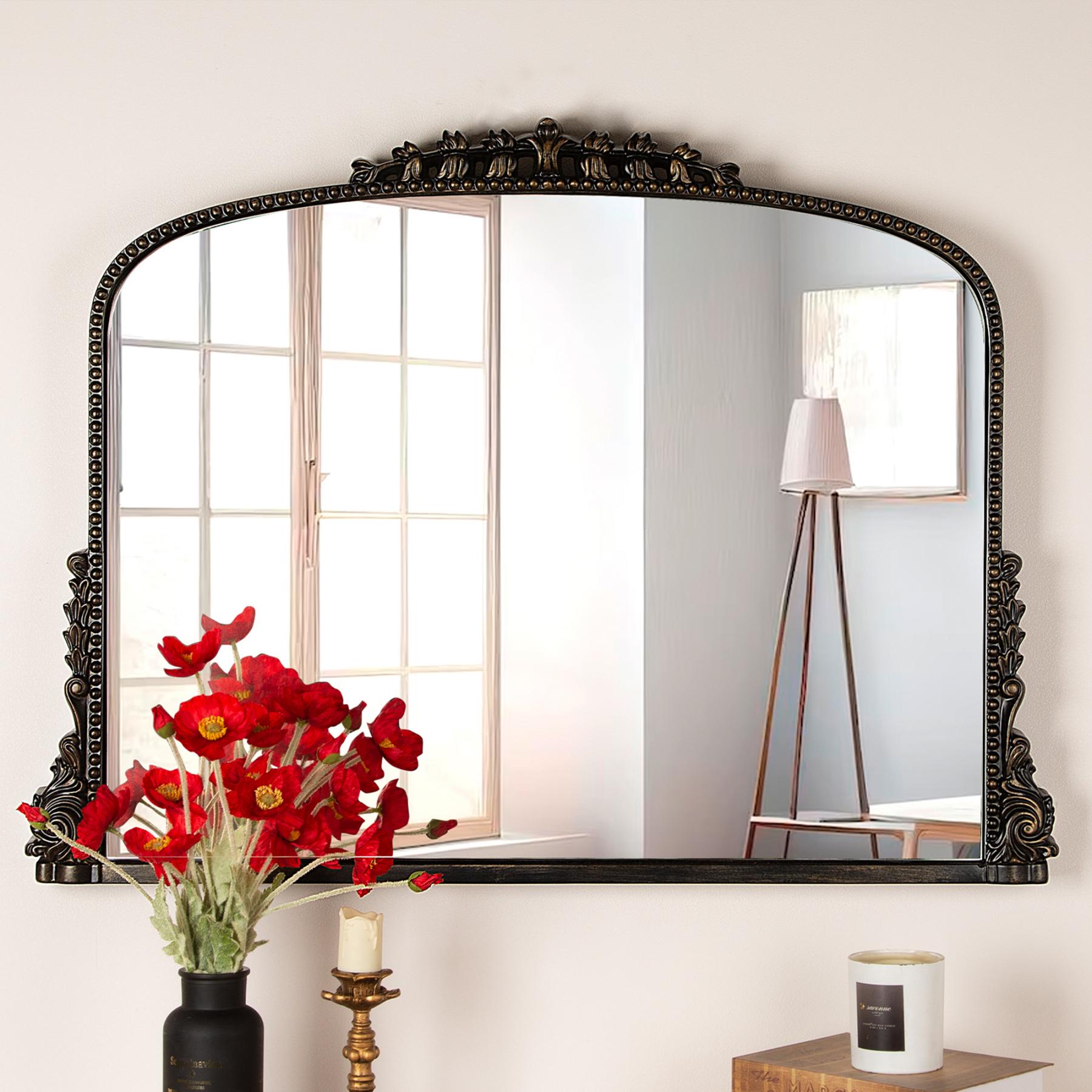 Specchio con Cornice MF505, Metallo, Vetro, Multicolore, 114x7x81 cm